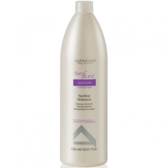 Alfaparf Semi Di Lino Moisture Nutritive Shampoo - Шампунь поживний і зволожуючий - 1