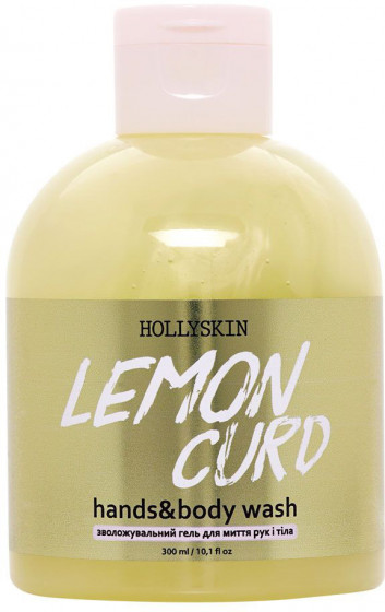 Hollyskin Hands & Body Wash "Lemon Curd" - Зволожуючий гель для миття рук та тіла