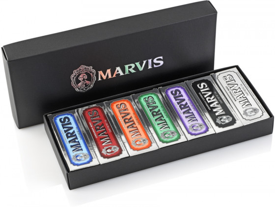 Marvis 7 Flavours Box - Дорожній набір зубних паст