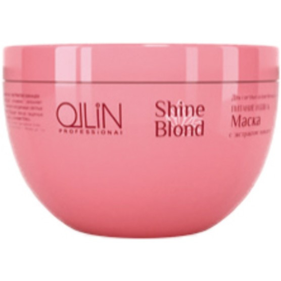 OLLIN Shine Blond Echinacea Mask - Маска для світлого волосся з екстрактом ехінацеї