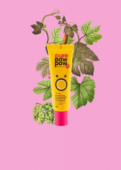 Pure Paw Paw Ointment Grape - Відновлюючий бальзам для губ "Виноград" - 4