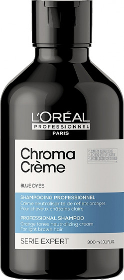 L'Oreal Professionnel Serie Expert Chroma Creme Blue Dyes Professional Shampoo - Шампунь для нейтралізації помаранчевих відтінків світло-коричневого волосся