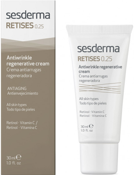 Sesderma Retises 0,25% Antiwrinkle Regenerative Cream - Регенеруючий крем проти зморшок