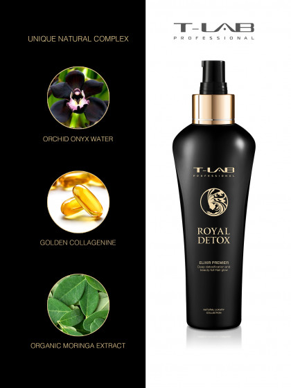 T-LAB Professional Royal Detox Elixir Premier - Еліксир для глибокої детоксикації волосся - 2