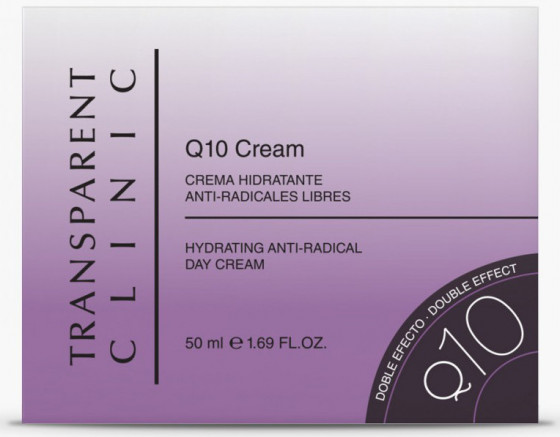 Transparent Clinic Q10 Cream - Антиоксидантний крем для обличчя подвійної дії - 2