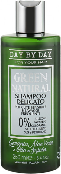 Alan Jey Green Natural Delicate Shampoo - Шампунь делікатний для чутливої ​​шкіри голови та частого застосування