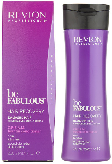 Revlon Professional Be Fabulous Hair Recovery Keratin Conditioner - Відновлюючий кондиціонер з кератином - 1