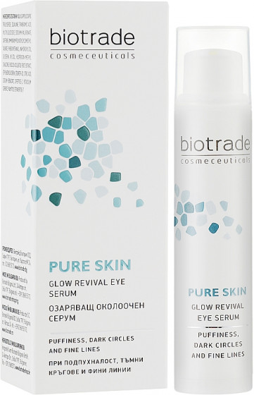 Biotrade Pure Skin Glow Revival Eye Serum - Крем для шкіри навколо очей з антивіковою дією і проти темних кіл - 1