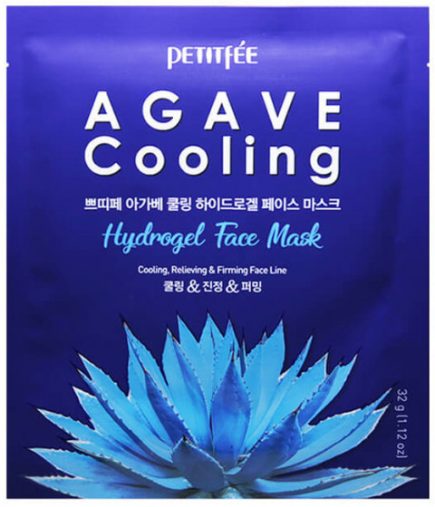 Petitfee & Koelf Agave Cooling Hydrogel Face Mask - Гідрогелева охолоджуюча маска з екстрактом агави