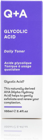 Q+A Glycolic Acid Daily Toner - Щоденний тонер для обличчя з гліколевою кислотою - 1