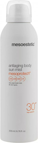 Mesoestetic Sun Antiaging Body Mist SPF30 - Сонцезахисний спрей для тіла з антивіковим ефектом