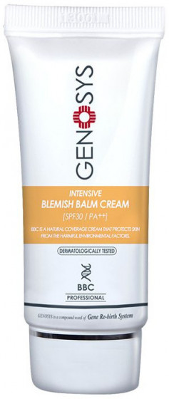 Genosys Intensive Blemish Balm Cream SPF30 - Сонцезахисний тонуючий BB-крем для обличчя