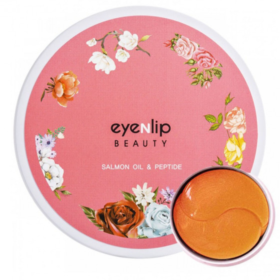 Eyenlip Salmon Oil and Peptide Hydrogel Eye Patch - Гідрогелеві патчі з лососевим маслом і пептидами для шкіри навколо очей - 2