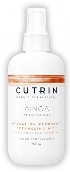 Cutrin Ainoa Hydration Recovery Detangling Mist - Зволожуючий спрей-димка для волосся - 1