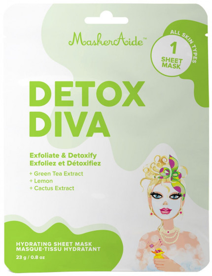 MaskerAide Detox Diva - Очищуюча детокс-маска для обличчя