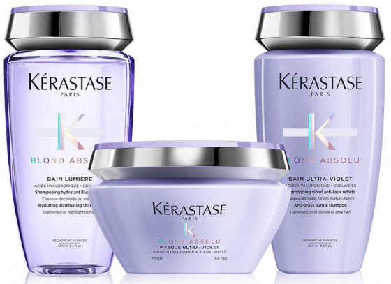 Kerastase Blond Absolu Masque Ultra Violet - Фіолетова маска для волосся - 6