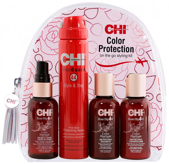 CHI Rose Hip Color Protection Kit - Набір для волосся