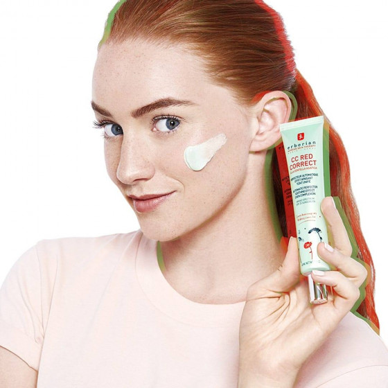 Erborian СС Red Correct Cream SPF25 - Коригуючий СС-Крем для обличчя - 6