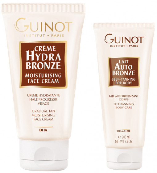 Guinot Creme Hydra Bronze - Зволожуючий крем з ефектом засмаги - 3