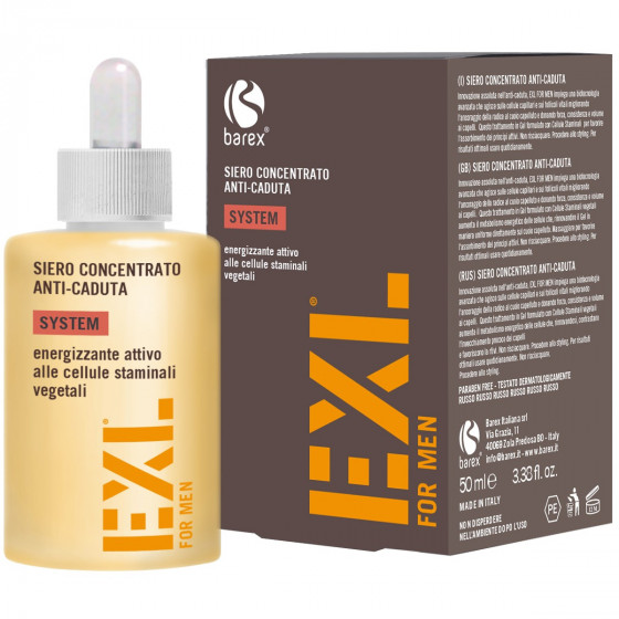 Barex EXL For Men Concentrated Serum For Thinning Hair - Сироватка-концентрат проти випадіння волосся