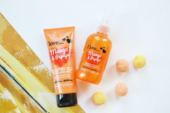 I Love Mango & Papaya Body Spritzer - Освіжаючий спрей для тіла "Манго і папайя" - 2