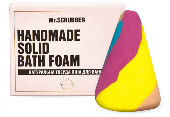 Mr.Scrubber Handmade Solid Bath Foam "Unicorn" - Натуральна тверда піна для ванни