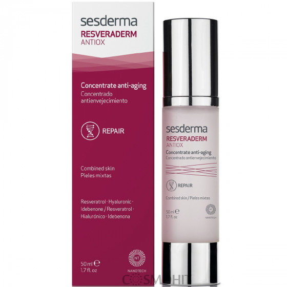 Sesderma Resveraderm Antiox Concentrated Anti-aging - Концентрований омолоджуючий крем