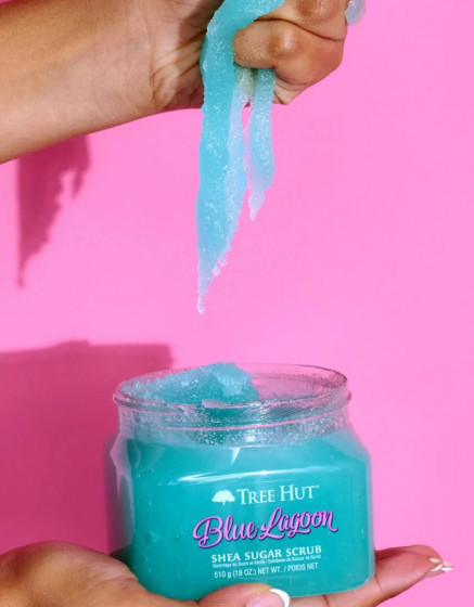 Tree Hut Blue Lagoon Sugar Scrub - Скраб для тіла "Блакитна лагуна" - 1