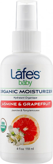 Lafe's Baby Organic Moisturizer - Органічне зволожуюче масло "Жасмин і Грейпфрут"