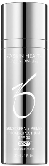 Zein Obagi ZO Skin Health Sunscreen + Primer SPF30 - Сонцезахисний крем для обличчя