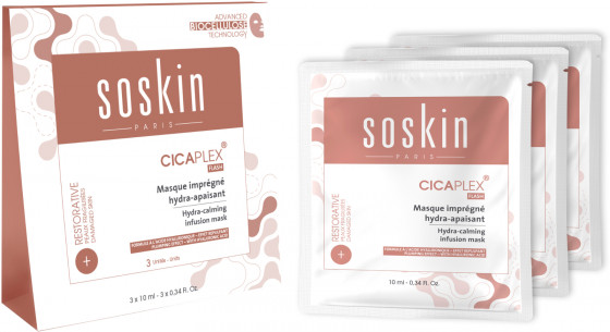 Soskin Cicaplex Flash Hydra-Calming Infusion Mask - Заспокійлива маска для обличчя