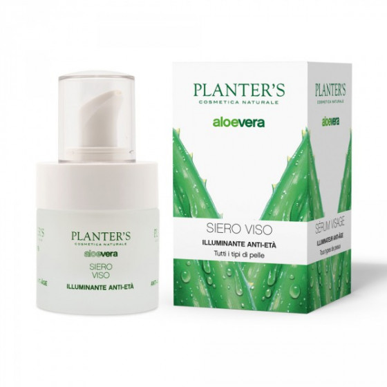 Planter's Aloe Vera Face Serum Anti-Age Brightening - Сироватка для обличчя антивікова для сяйва шкіри