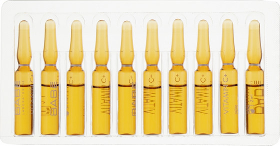 Babe Laboratorios Ampule Solution Vitamin C+ - Ампули-концентрат для депігментації з антиоксидантним ефектом - 1