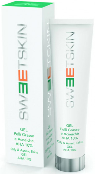 Sweet Skin System Gel Pelli Grasse E Acneiche АНА 10% - Гель для жирної і проблемної шкіри АНА 10%