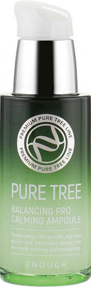 Enough Pure Tree Balancing Pro Calming Ampoule - Заспокійлива сироватка з екстрактом чайного дерева