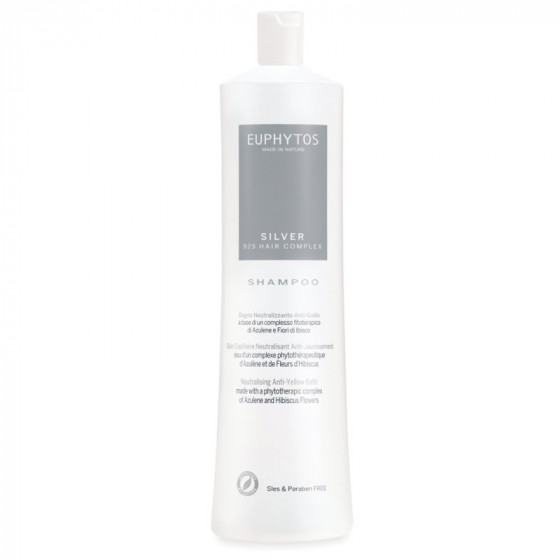 Euphytos Silver Shampoo - Шампунь проти жовтизни для освітлення та сивого волосся