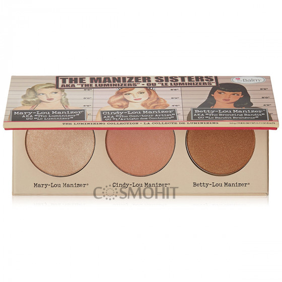 TheBalm Palettes The Manizers Sisters AKA the - Палітра хайлайтерів - 2