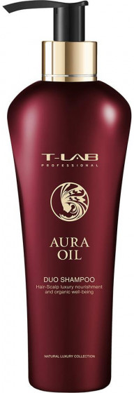 T-LAB Professional Aura Oil Duo Shampoo - Відновлюючий шампунь для сухого та пошкодженого волосся