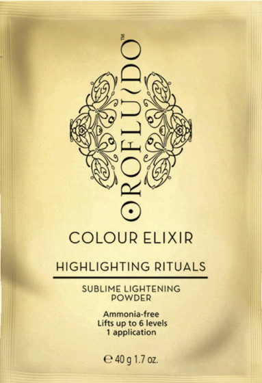 Orofluido Highlighting Rituals Sublime Lightening Powder - Безаміачна осветлююча пудра