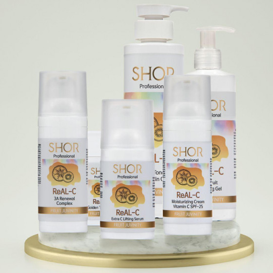 Shor Cosmetics Real-C Moisturizing Cream Vitamin C SPF25 - Зволожуючий крем з вітаміном С - 1