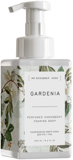 Mr.Scrubber Perfumed Hand & Body Foaming Soap "Gardenia" - Парфумоване мило-пінка для рук та тіла