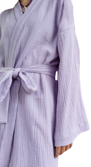 Top Beauty Muslin Kimono Robe (L-XL) - Мусліновий халат-кімоно
