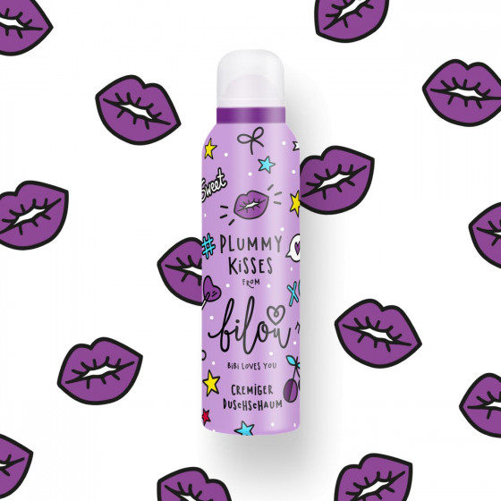 Bilou Shower Foam Plummy Kisses - Пінка для душу "Сливові поцілунки" - 2