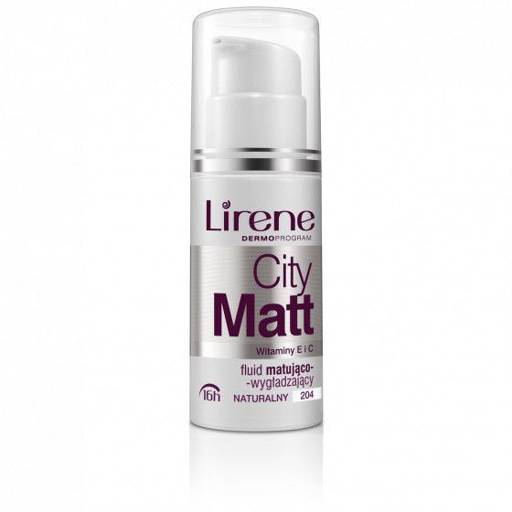 Lirene City Matt Matting-Smoothing Foundation - Тональний крем з матуючим і вирівнюючим ефектом