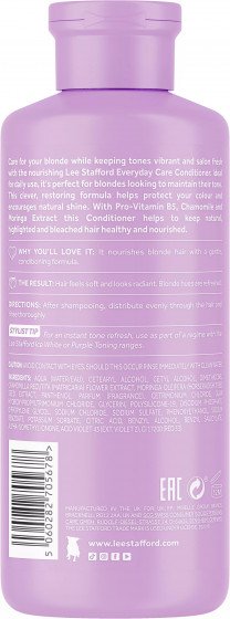 Lee Stafford Bleach Blondes Everyday Care Conditioner - Щоденний кондиціонер для освітленого волосся - 1