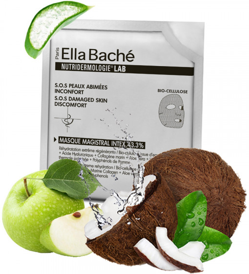 Ella Bache Nutridermologie Lab Face Masque Magistral Intex 43,3 % - Відновлююча тканинна маска для обличчя - 2