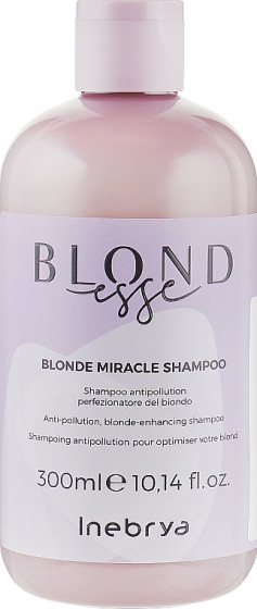 Inebrya Blondesse Blonde Miracle Shampoo - Хелатуючий шампунь для волосся кольору блонд