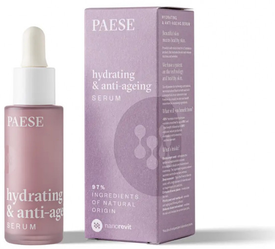 Paese Nanorevit Anti-Ageing Hydrating Serum - Зволожуюча сироватка для обличчя проти зморшок