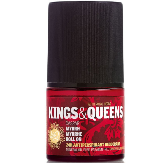 Kings & Queens Caspar Myrrh Roll-on Deodorant - Дезодорант Каспар мирра