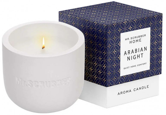 Mr.Scrubber Home Aroma Candle "Arabian Night" - Ароматична свічка